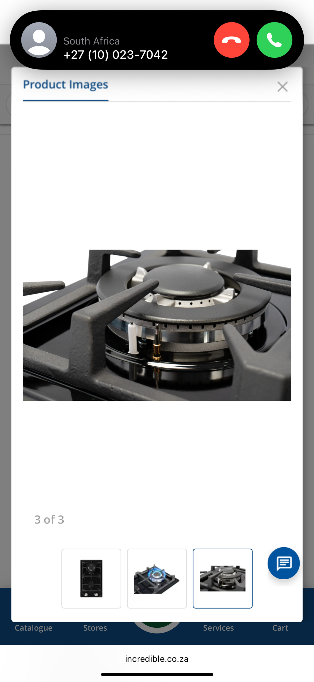 Univa 2 Burner Gas Hob Black UGH02B