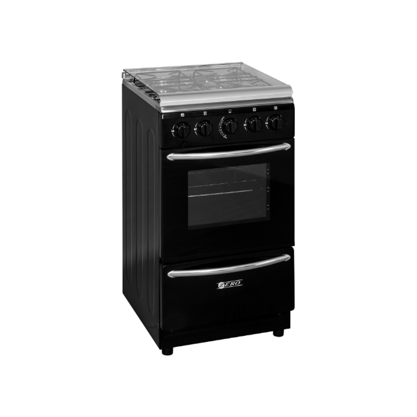 ZERO APPLIANCES 4 PLATE GAS STOVE - BLACK