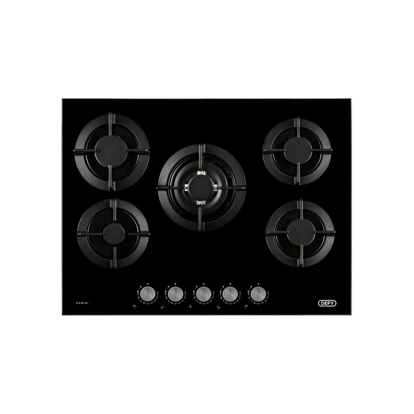 DEFY GEMINI GAS ON GLASS HOB DHG905