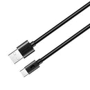 UT312 USB-C 1.2M TYPE A-C MALE BK CABLE
