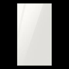 Clean White Bespoke Bottom Fridge Upper Panel