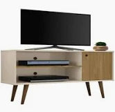 TV STAND JADE (Off white / Cinamomo / Slatted)1.0m