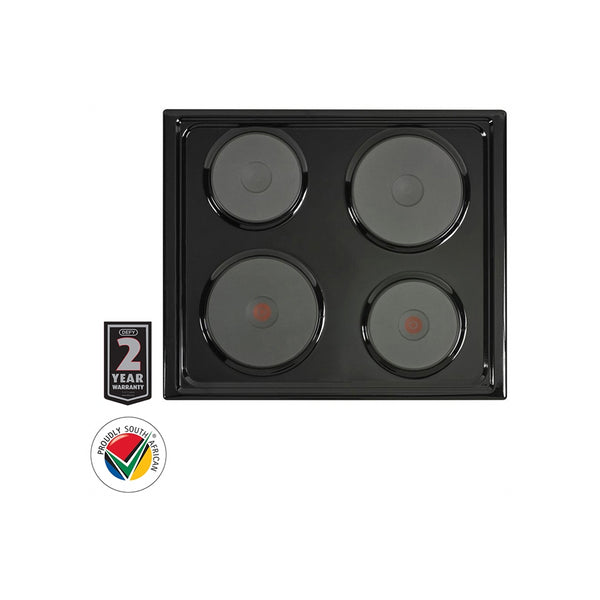 DEFY SLIMLINE SOLID HOB - BLACK