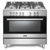 ELBA ESSENTIAL 90CM 4 GAS 2 ELECTRIC GAS COOKER - SS