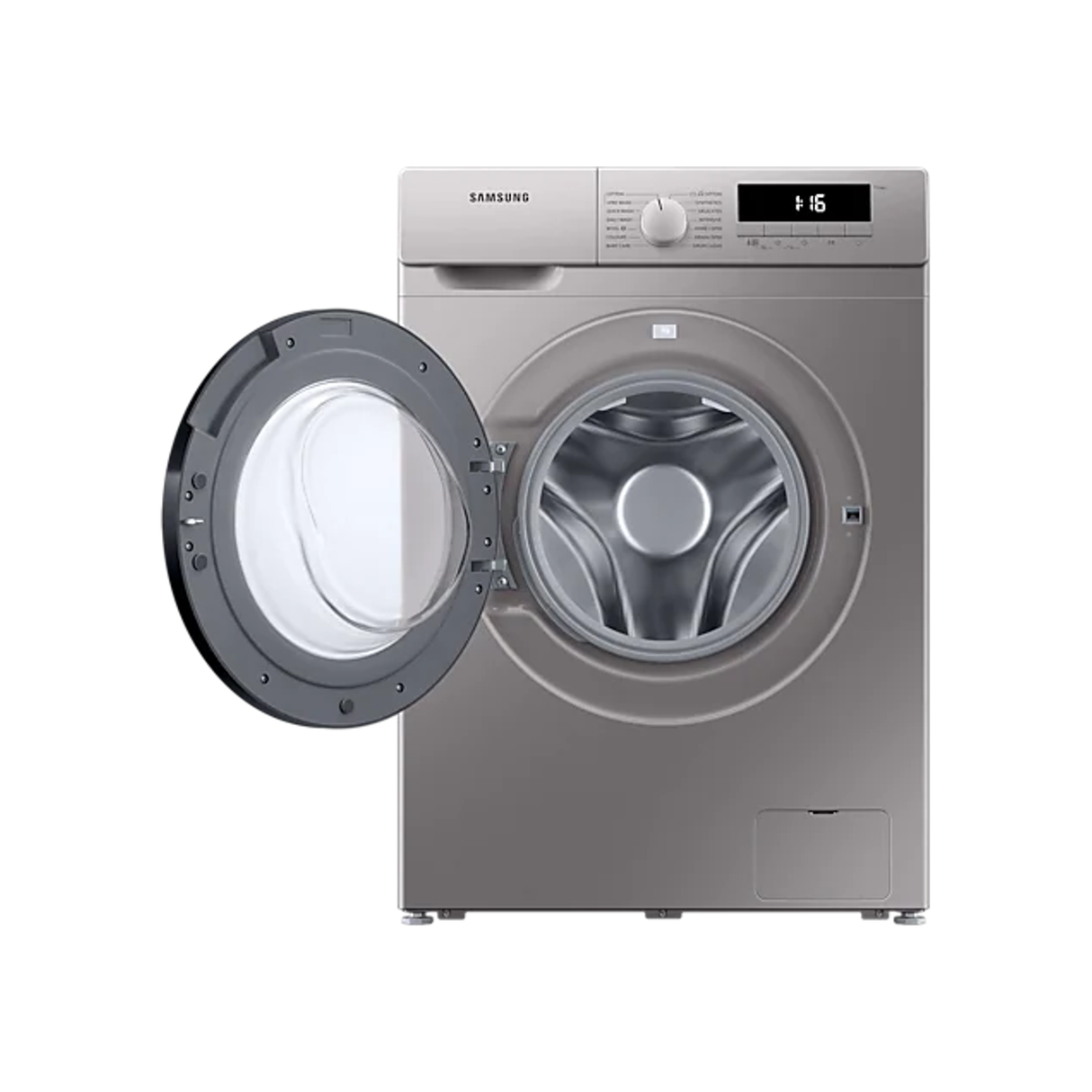 SAMSUNG 9KG FRONT LOADER WASHING MACHINE - SILVER