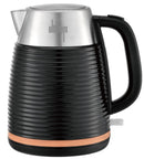 Sunbeam Ulti S/S Black Ribbed, Wood Trim Effect Kettle