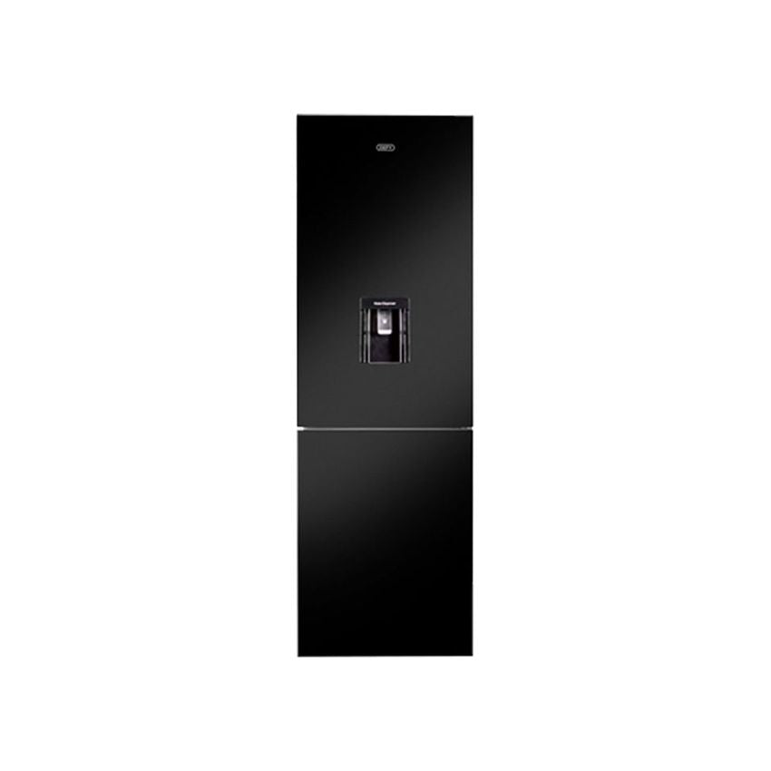 DEFY 348L ECO BOTTOM FREEZER FRIDGE - BLACK GLASS DAC652