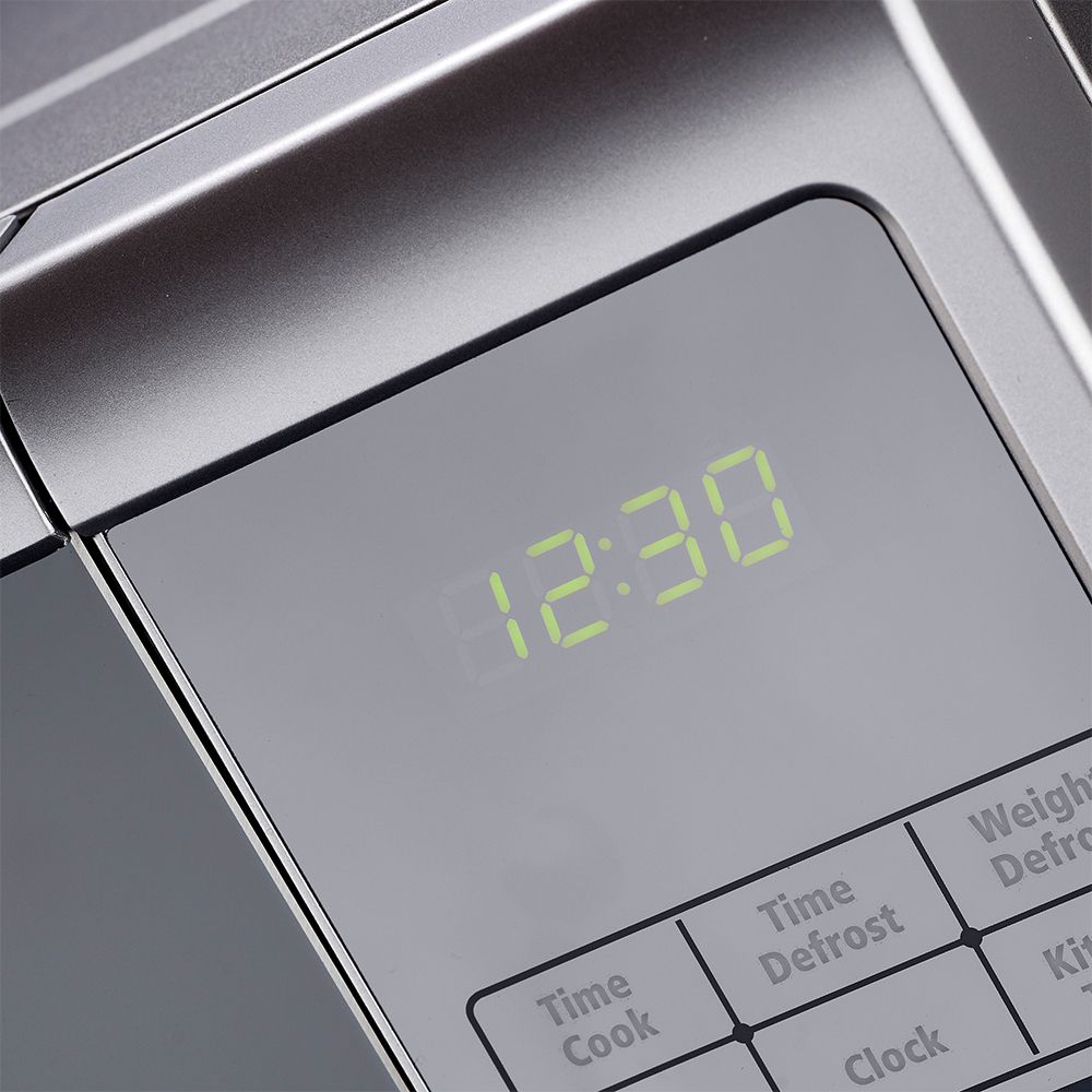 30L Electronic Silver Microwave