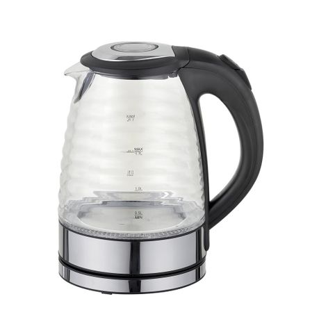 Sunbeam Ribbed Glass Kettle