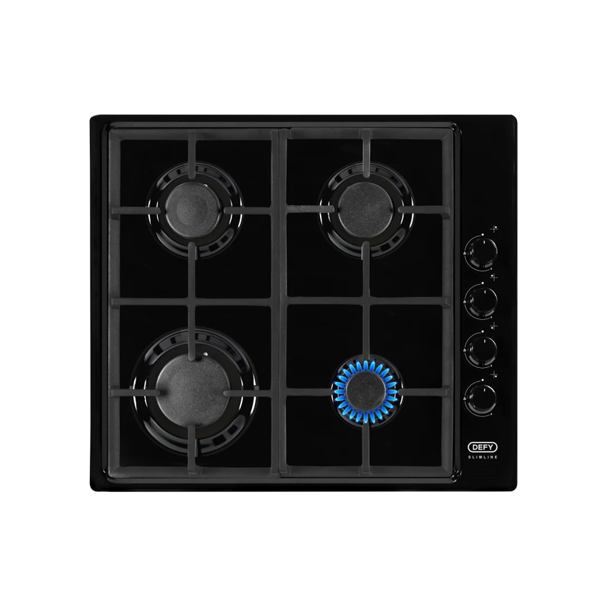 DEFY 4 SLIMLINE GAS HOB SIDE CONTROL - BLACK DHG132