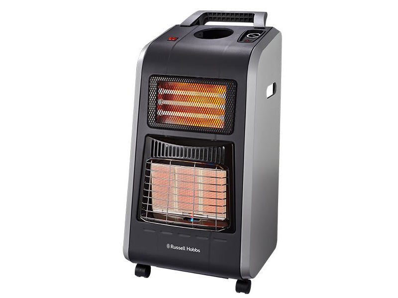 Russell Hobbs 3 Panel Gas & Quartz Heater - RHGQH03