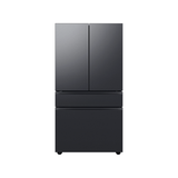 SAMSUNG BESPOKE 630L NET FRENCH DOOR REFRIGERATOR WITH CHANGEABLE PANELS - MATT BLACK STAINLESS STEEL