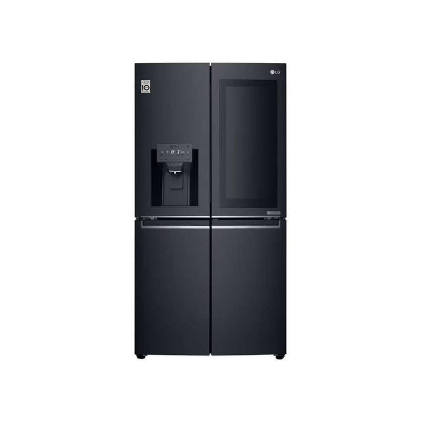 889L 4 Door Instaview Door in Door Side by Side Fridge - Matte Black