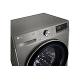 LG 9KG FRONT LOADER WASHER WITH AI DD & STEAM IN PLATINUM SILVER