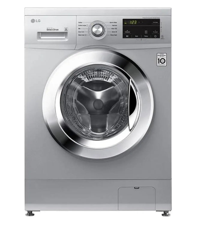 LG 9KG LUXURY SILVER FRONT LOADER WASHING MACHINE-F4J3VYP5L.ALSQESA