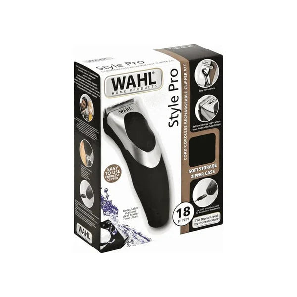 Wahl Style Pro Cord/cordless Rechargeable 18 Piece Hair Clipper Kit