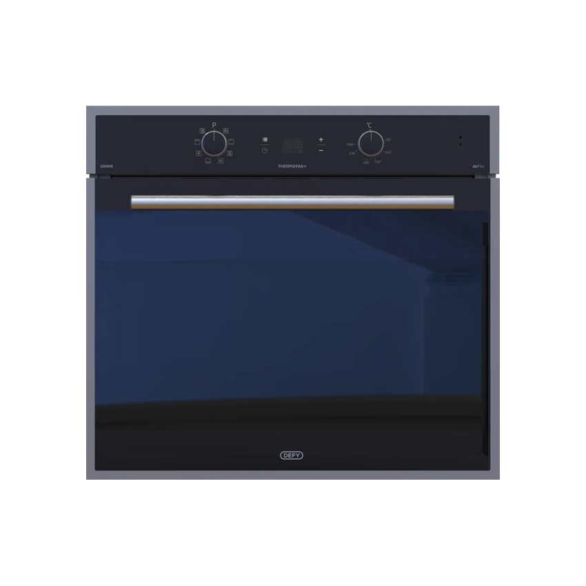 DEFY GEMINI THERMOFAN+ EYE-LEVEL MIRROR OVEN DBO775