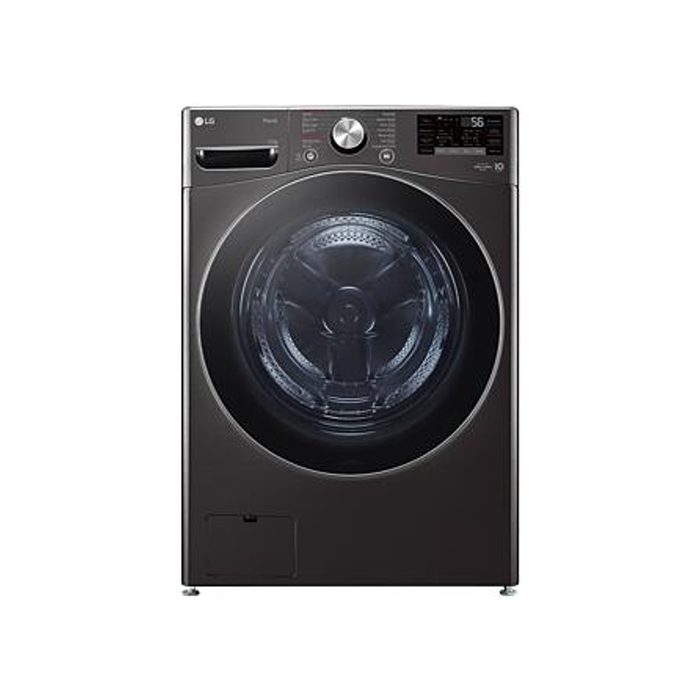LG 21KG Black Steel Front Loader Washing Machine