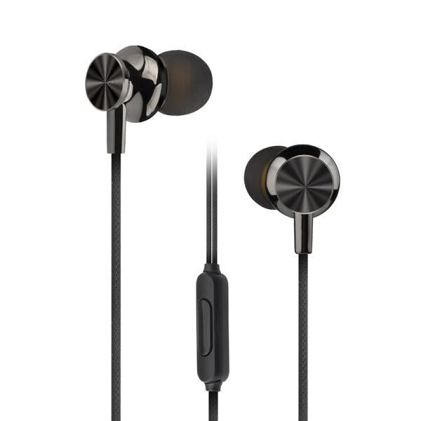 EB160 EARPHONE WIRE MIC 3.5MM BLACK