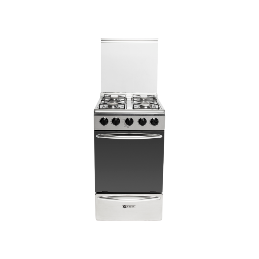 ZERO APPLAINCES 4 PLATE GAS STOVE - STAINLESS STEEL