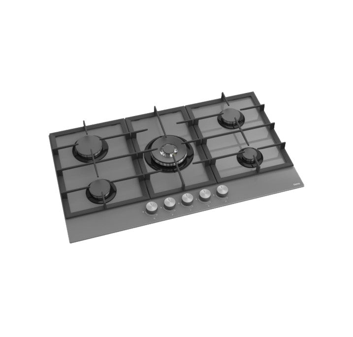 FERRE 900MM 5 BURNER GREY GAS HOB BL048