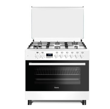 Ferre F9S60E7.PWI White Premium 90X60 Gas Stove