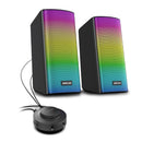 SU030 2.0CH USB SPEAKER BT TF USB RC RGB