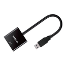 DA550 USB3.0 TO VGA 1080P M-F ADAPTER BK