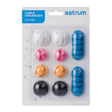 Astrum Multi-Purpose Cable Organizer Rubber Clips - CO050 4 Pieces Pack A71005-B