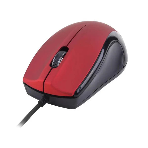 Astrum MU110 3B Wired Large Optical USB Mouse Red A82011-N