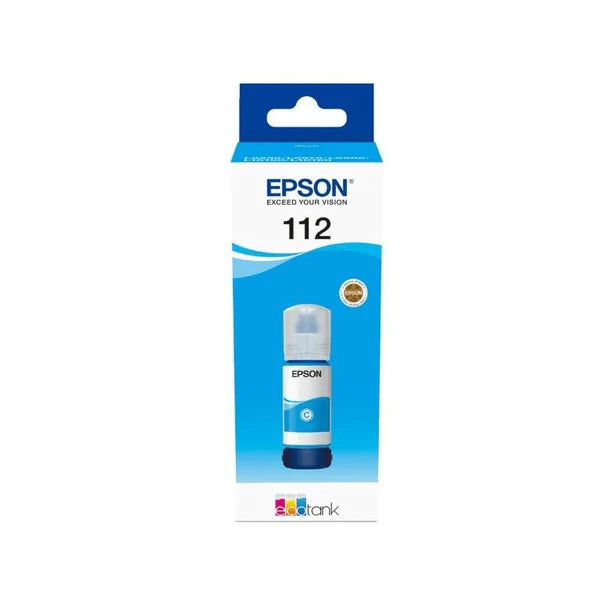 Epson 112 Ink Bottle Cyan EcoTank Original 70ml Single-pack C13T06C24A