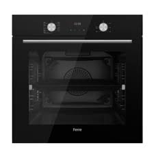 Ferre 60cm 9 Function Electric Built in Oven Black Glass- FBBO900