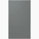 Satin Grey Bespoke French Door Fridge Upper Panel