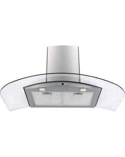 Italian Designer 60CM Glass Hood - Stainless Steel