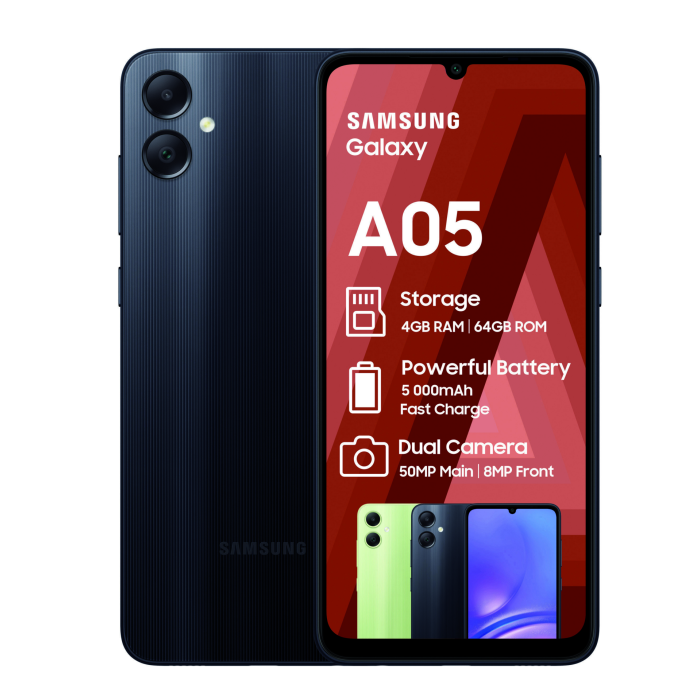 Galaxy A05 4/64GB - Black