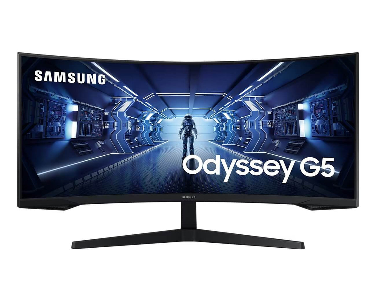 Samsung Odyssey G55T 34″ UWQHD Curved Gaming Monitor