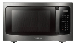 TOSHIBA ML-EM42P(BS) 42L BLACK STAINLESS STEEL SOLO MICROWAVE