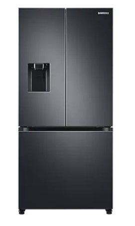 SAMSUNG 470L NET FROST FREE FRENCH DOOR FRIDGE - GENTLE BLACK