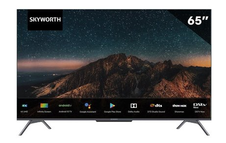 SKYWORTH 65"  UHD Android 10 TV- 65SUE9350F