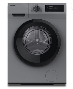 Toshiba 8kg Front Load Washing Machine - 1200rpm - Silver