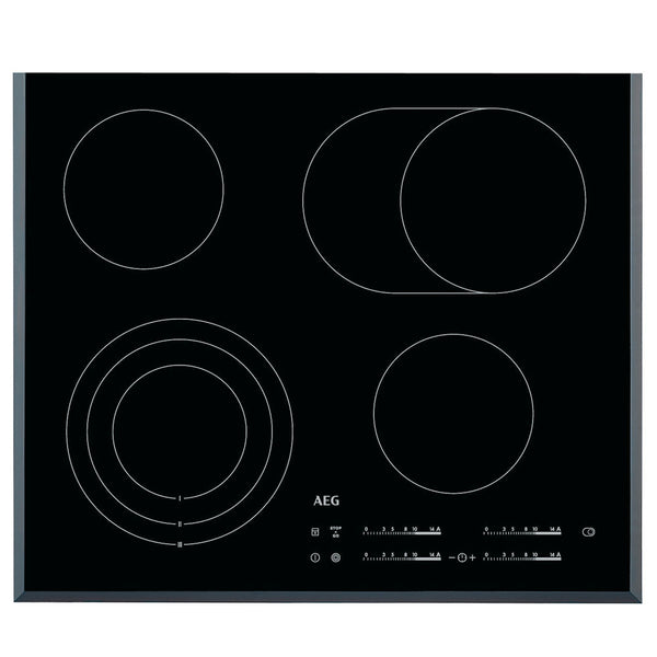 AEG 60CM CERAN 4 ZONE HOB HK654070FB