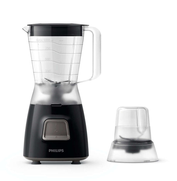 PHILIPS DAILY COLLECTION 450W BLENDER WITH MILL - BLACK