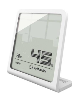 Stadler Hygrometer With Digital LED Display White 3V "Selina White" 0802322002546