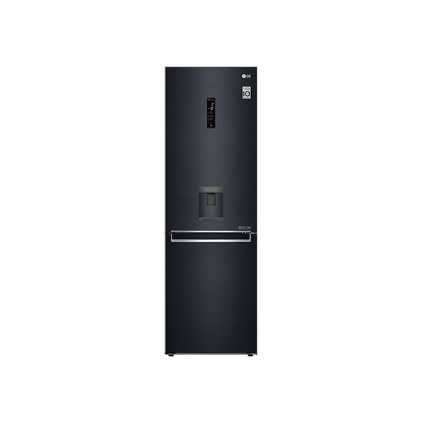 LG 373L BOTTOM FREEZER TOP FRIDGE - MATTE BLACK