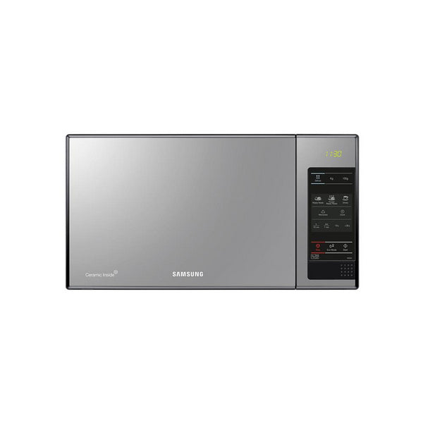 SAMSUNG 23L 800 WATT MICROWAVE - BLACK FRAME WITH MIRROR DOOR ME83X